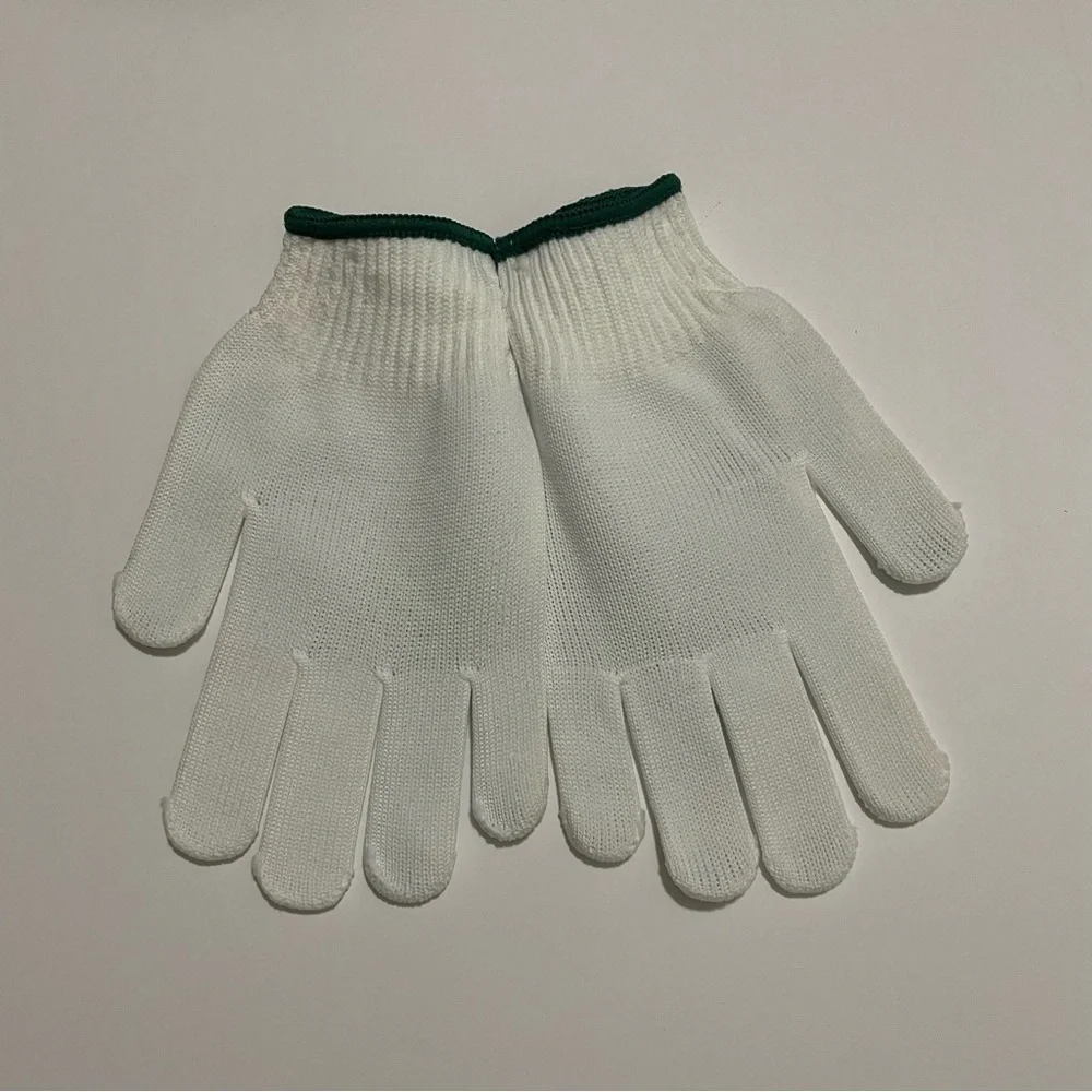 NWOT Green and White Textured Gardening Gloves